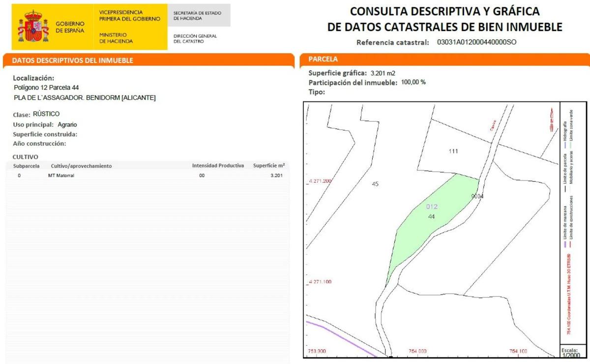 Участок земли на продажу в Бенидорм, Аликанте photo 1