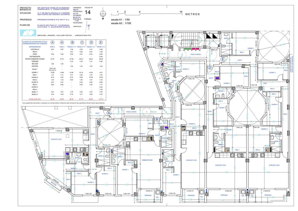 New construction Edificio Provive 4 in San Vicente del Raspeig plan 2