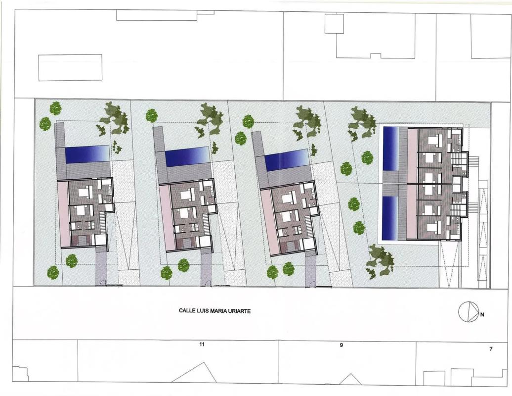 Obra nueva Luis Maria Uriarte en Vitoria-Gasteiz (Revista) plan 1