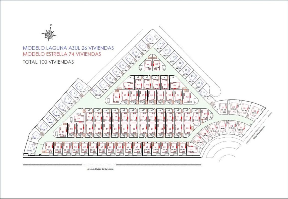 Obra nueva Ainé Villas en Vera (Revista) plan 1