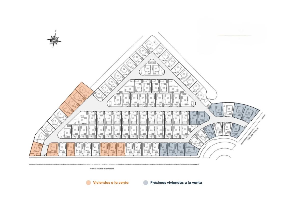 Obra nueva Ainé Villas en Vera (Revista) plan 1