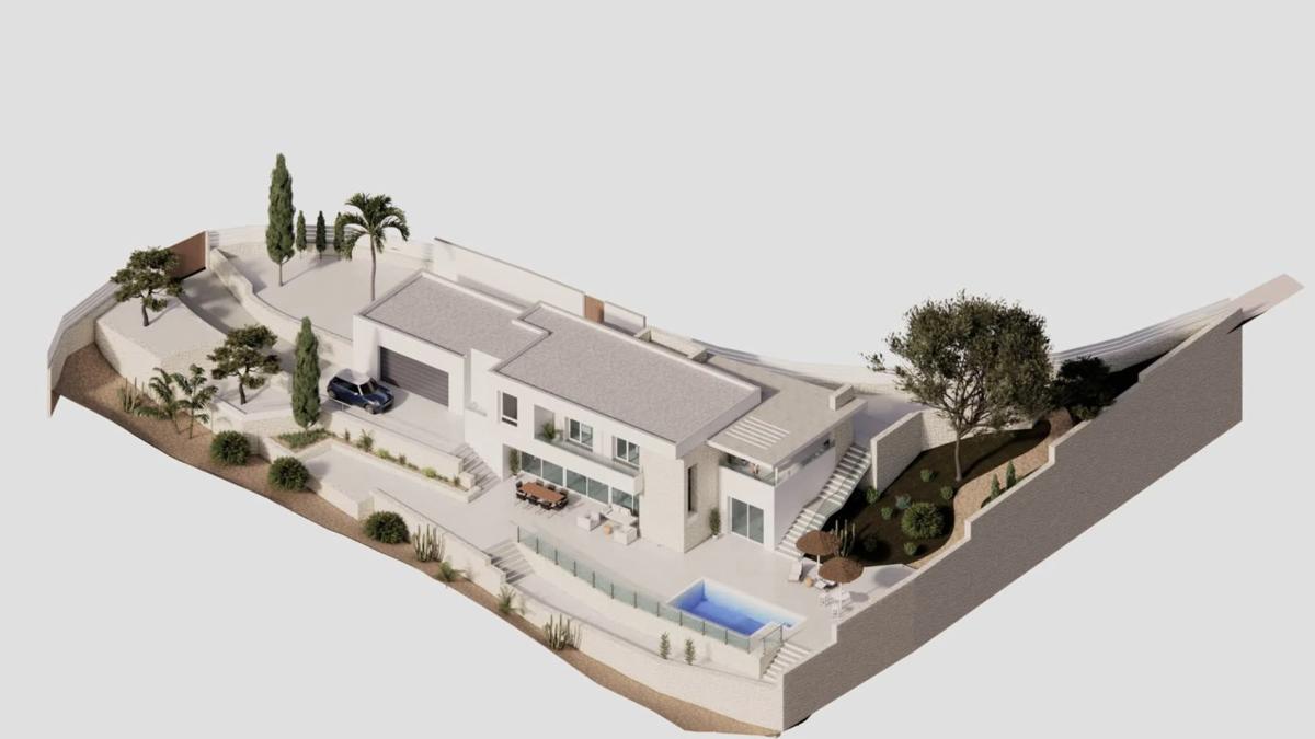Obra nueva Unifamiliar Aislado Con Piscila Calle Brújula en Nijar (Revista) plan 1