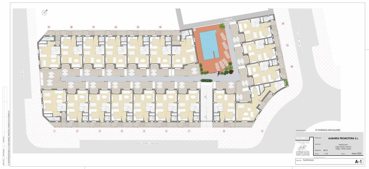 Venta de chalet adosado en  Calle Oceano Atlántico &amp; Alcalde Juan Callejón s/n , El Ejido plan 3