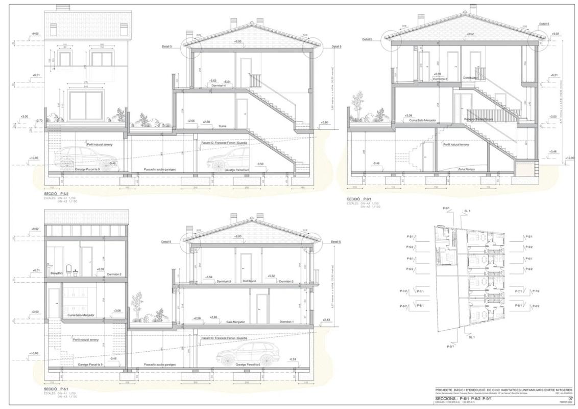 Venta de chalet adosado en Calle Francesc Ferrer i Guardia, 5 , Sant Pere de Ribes plan 1