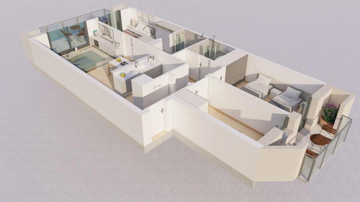 Obra nueva Avda. Hispanidad 31 en Pineda de Mar (Revista) plan 1