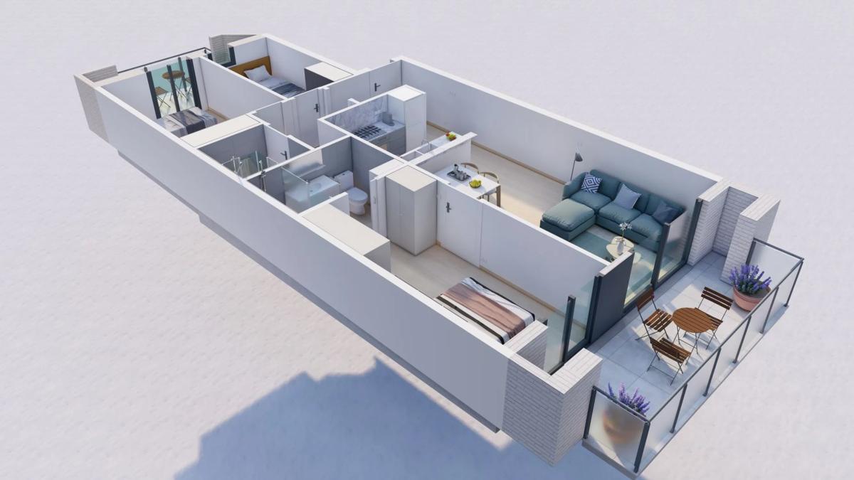 Obra nueva Avda. Hispanidad 31 en Pineda de Mar (Revista) plan 2