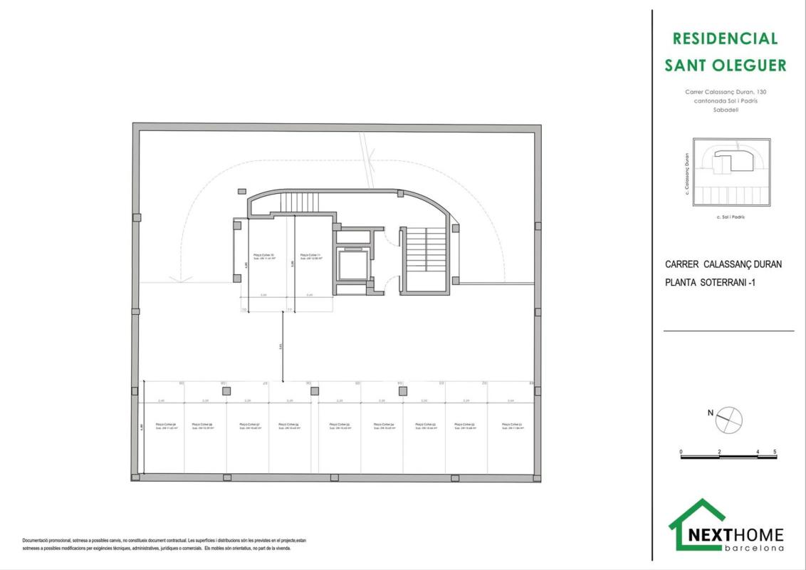 Venta de duplex en Calle Calassanç Duran, 130, Sabadell plan 2