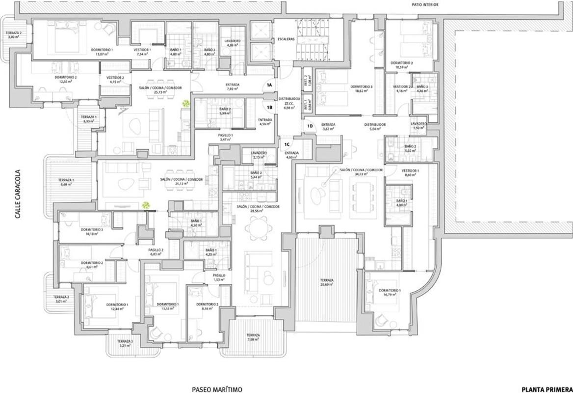 Sale of apartment in Paseo Marítimo, 29, Cádiz
 plan 1