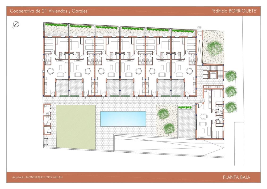 Obra nueva SCA Borriquete en Conil de la Frontera (Revista) plan 1