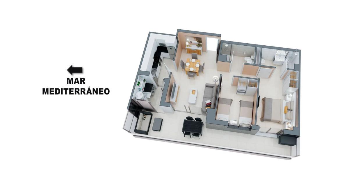 Venta de ático en Partida Torre la Sal, 79, Cabanes plan 1