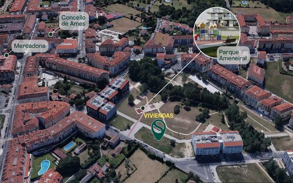 Piso en venta en Calle Rueiro, 9, Ames
 photo 4