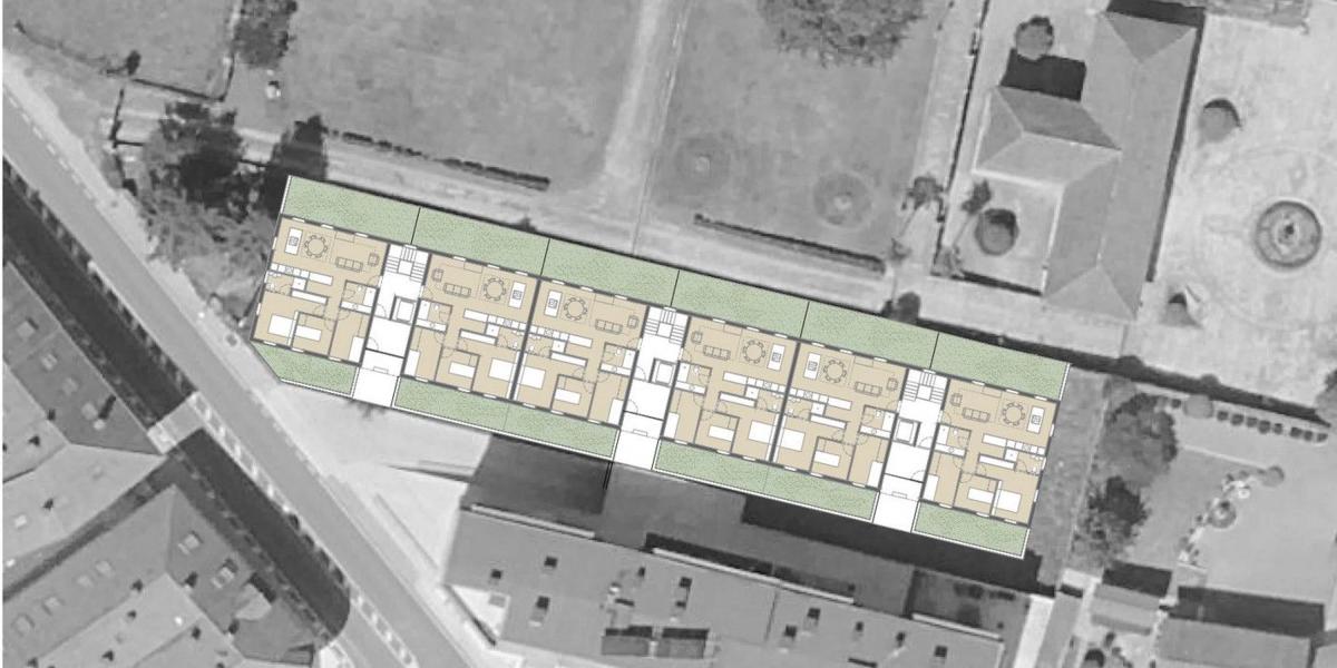 Obra nueva Pazo de Peregrina en Ames (Revista) plan 1