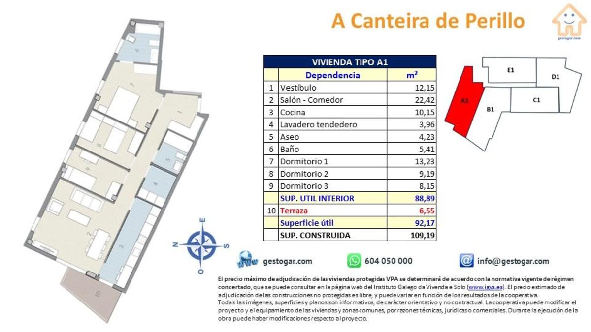Obra nueva A Canteira de Perillo en Oleiros (Revista) plan 1