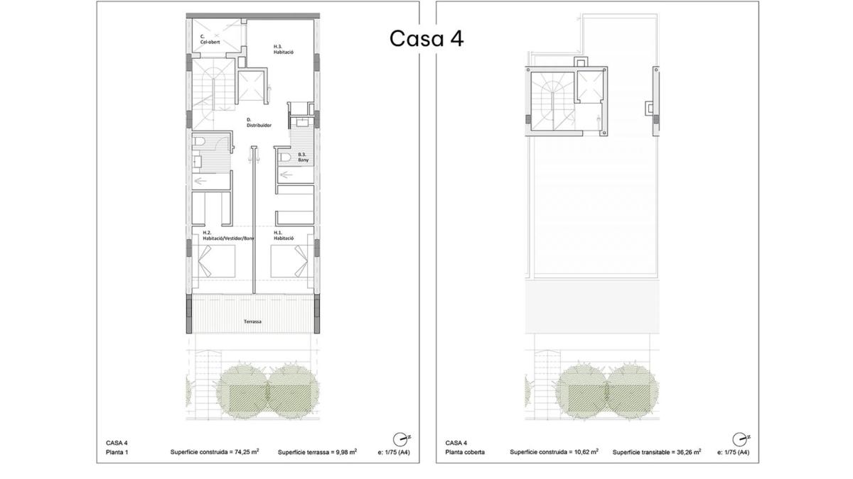 Obra nueva de l'Aigua en Begur (Revista) plan 1