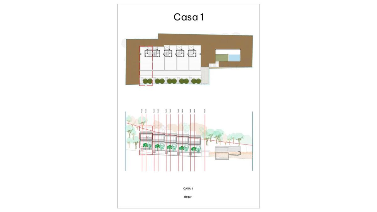 Obra nueva de l'Aigua en Begur (Revista) plan 2