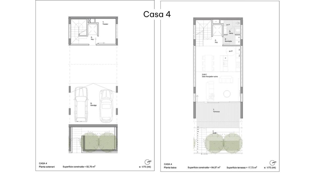 Obra nueva de l'Aigua en Begur (Revista) plan 8