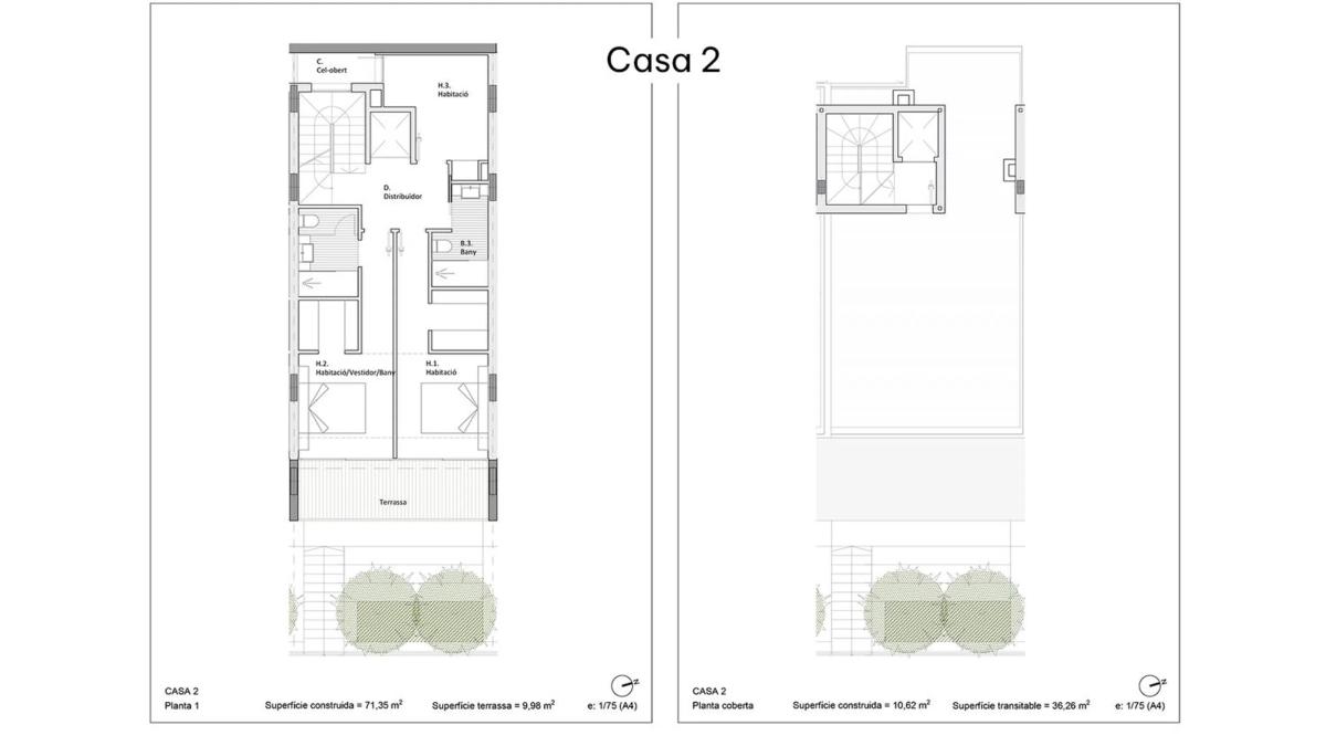 Obra nueva de l'Aigua en Begur (Revista) plan 11