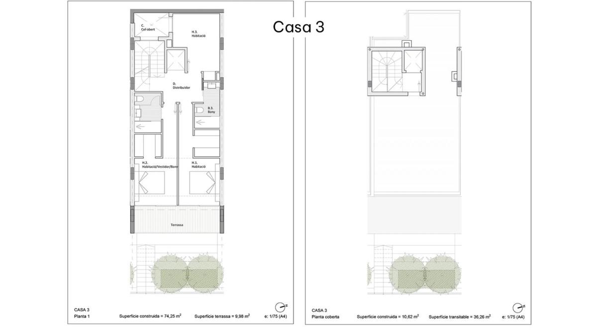 Obra nueva de l'Aigua en Begur (Revista) plan 13