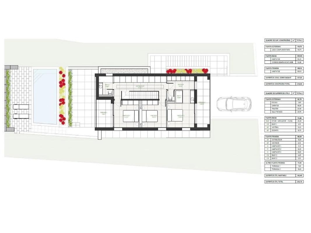 Obra nueva Calle d'Amberes en Calonge (Revista) plan 4