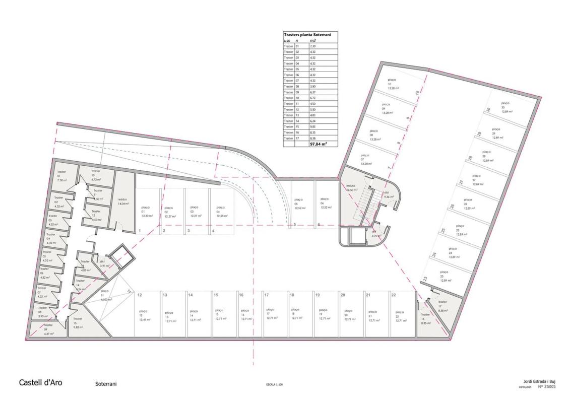 Obra nueva Vall d'Aro Residencial en Castell-Platja d'Aro (Revista) plan 1