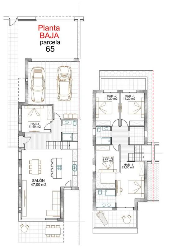 Obra nueva New S'Agaró en Castell-Platja d'Aro (Revista) plan 1