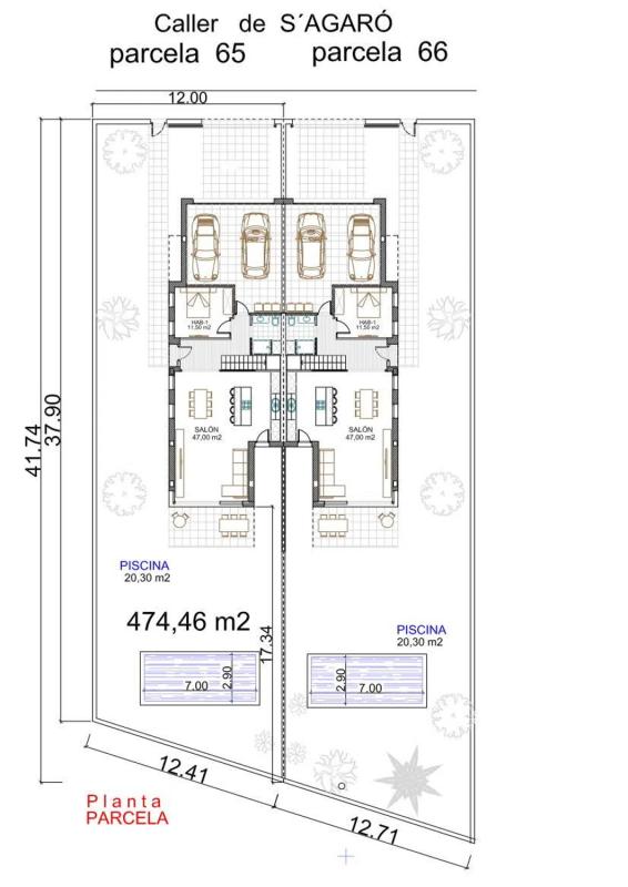 Obra nueva New S'Agaró en Castell-Platja d'Aro (Revista) plan 3