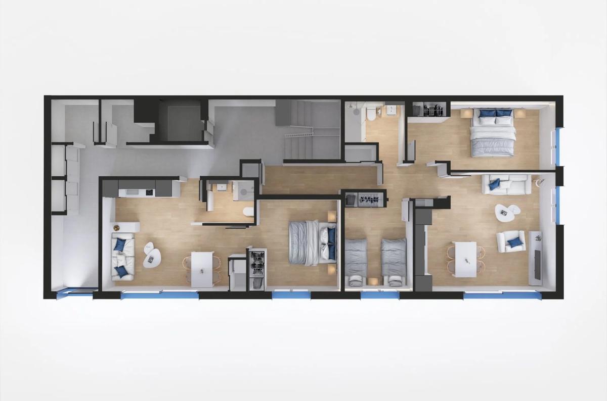 Venta de piso en Calle de la M. de Déu de Montserrat, 24, Blanes
 plan 2
