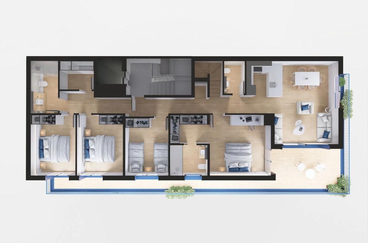 Venta de piso en Calle de la M. de Déu de Montserrat, 24, Blanes
 plan 4