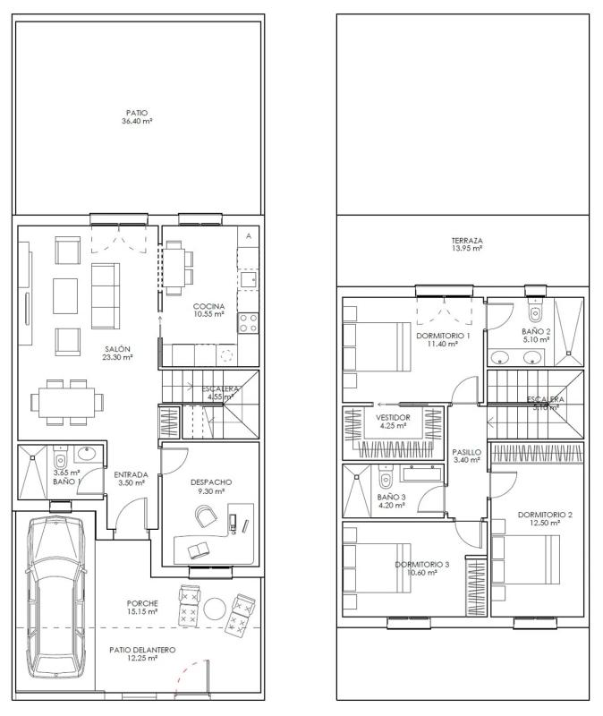 Obra nueva Halcón 2-14 Marchamalo en Marchamalo (Revista) plan 1