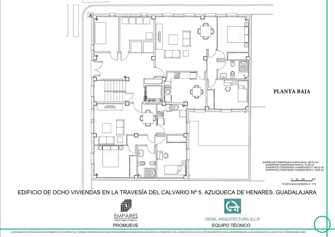 Obra nueva Travesía del Calvario en Azuqueca de Henares (Revista) plan 1