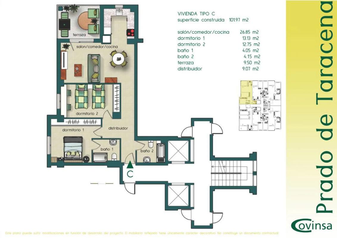 Venta de piso en Prado de Taracena, 6, Guadalajara
plan 1