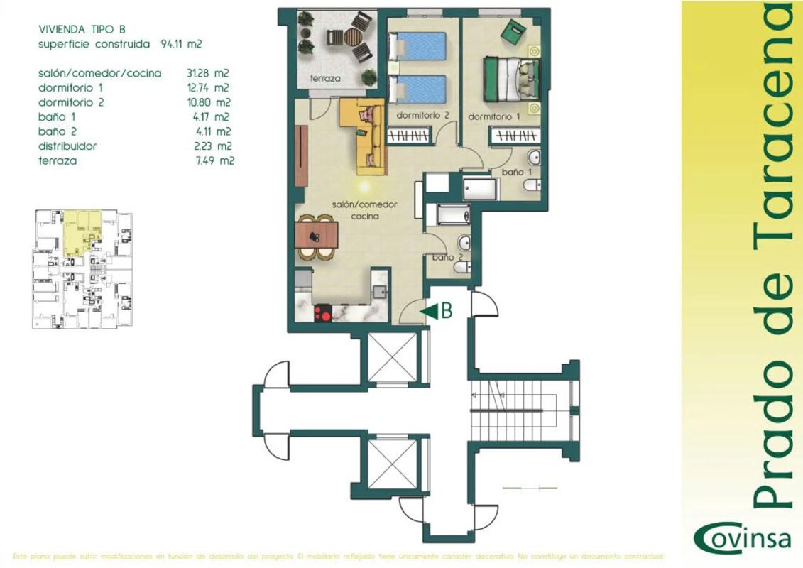 Venta de piso en Prado de Taracena, 6, Guadalajara
plan 3