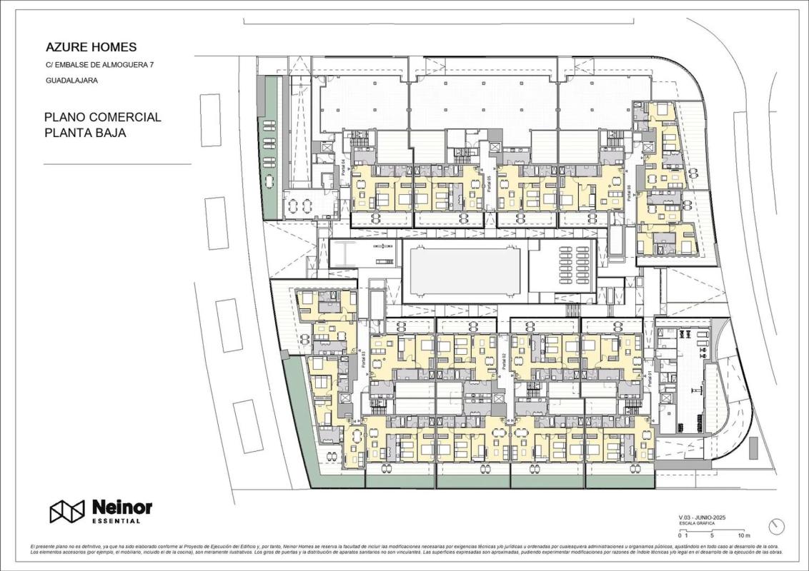 Obra nueva Azure Homes en Guadalajara (Revista) plan 1