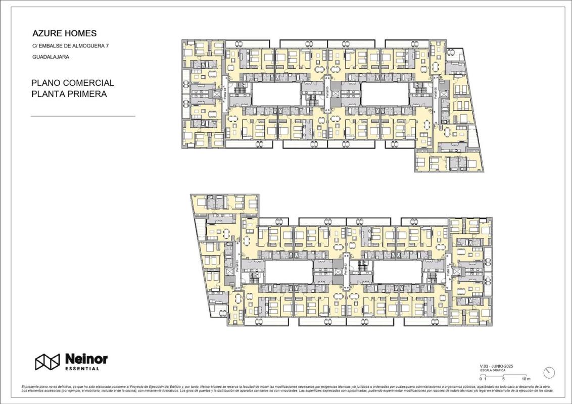 Obra nueva Azure Homes en Guadalajara (Revista) plan 2