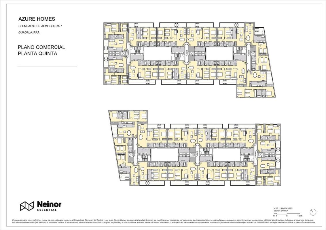 Obra nueva Azure Homes en Guadalajara (Revista) plan 6