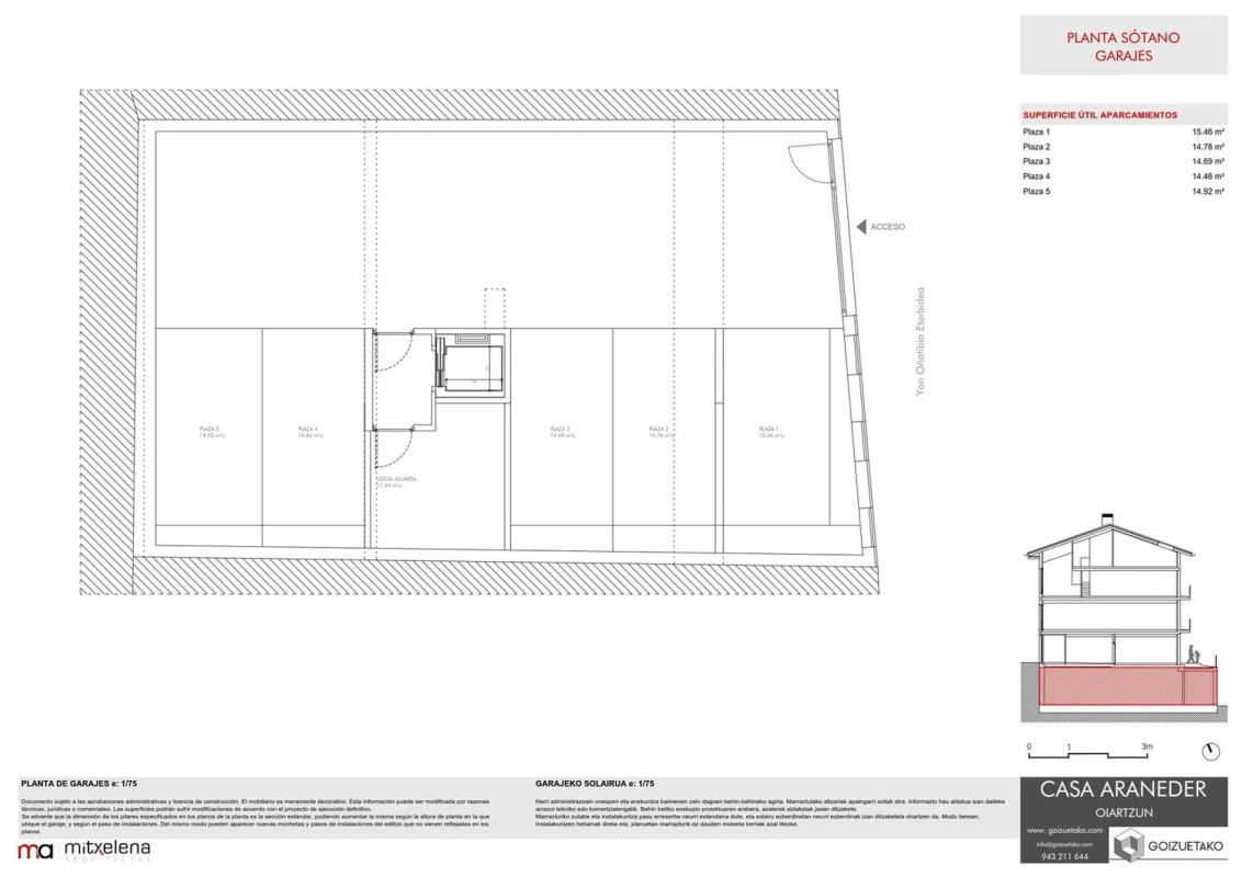 Venta de piso en Calle Mendiburu Kalea, 9, Oiartzun
 plan 1