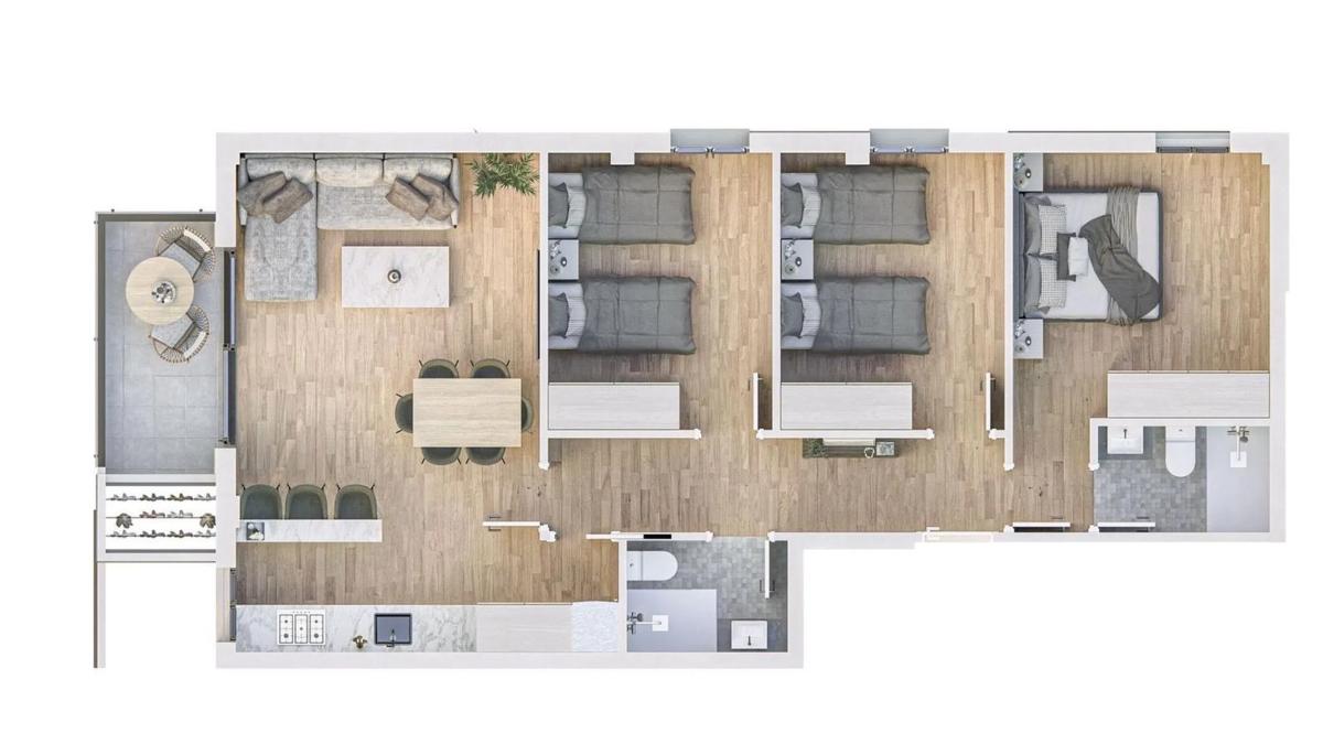 Продажа квартиры на Pasaje Las Lagunillas, 6, Хаэн
plan 5