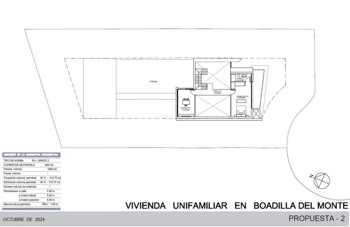 Новостройка Chalet independiente en Parque Boadilla в Боадилья дель Монте plan 1