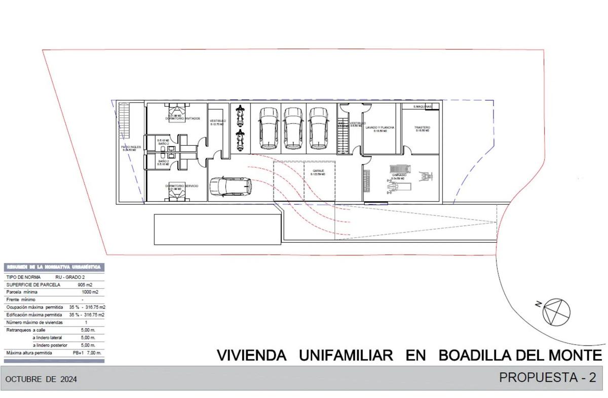 Новостройка Chalet independiente en Parque Boadilla в Боадилья дель Монте plan 2