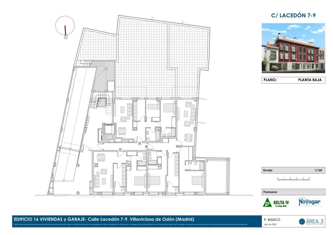 Obra nueva Edificio Lacedón en Villaviciosa de Odón (Revista) plan 1