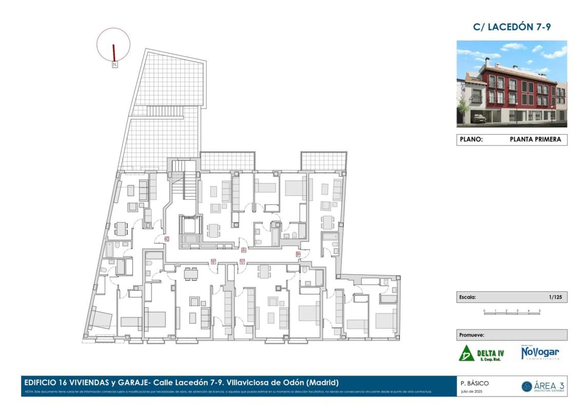 Obra nueva Edificio Lacedón en Villaviciosa de Odón (Revista) plan 2