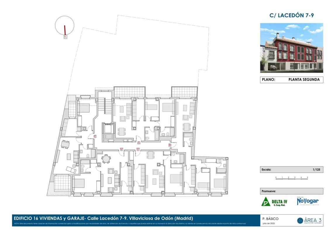 Obra nueva Edificio Lacedón en Villaviciosa de Odón (Revista) plan 3