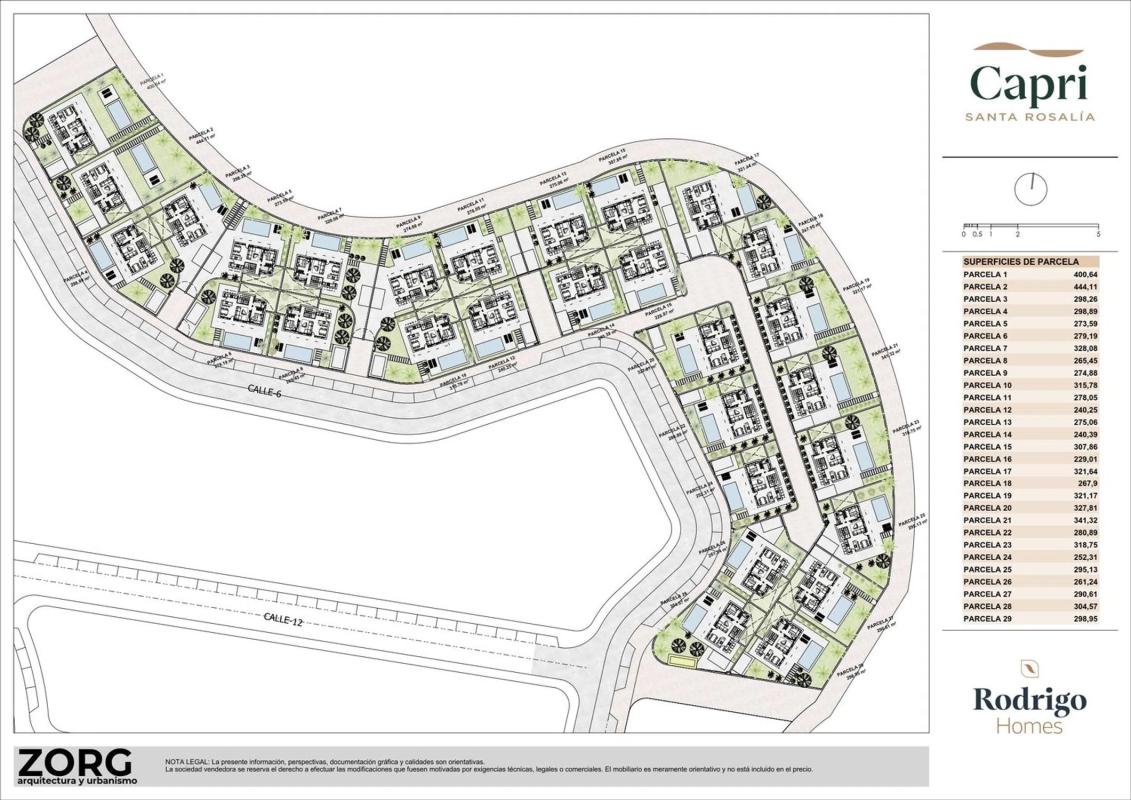 Obra nueva Capri Santa Rosalia Villas en Torre-Pacheco (Revista) plan 2
