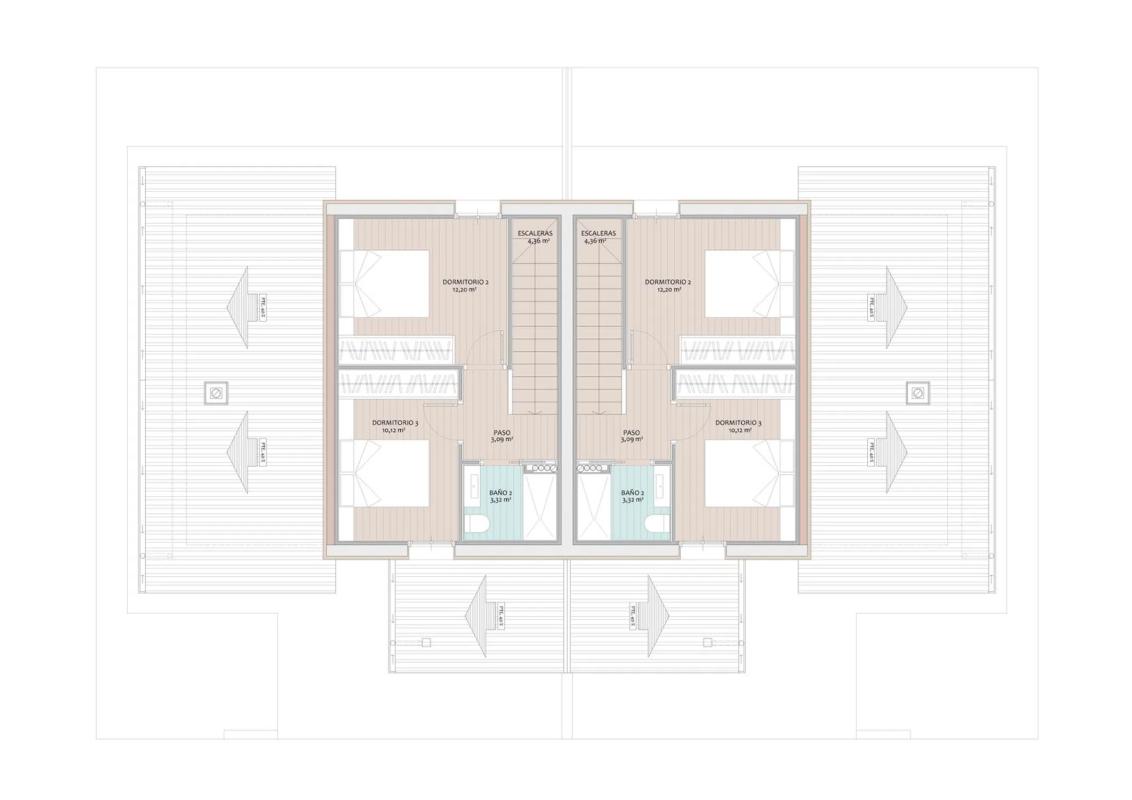 Obra nueva Residencial Olagüe en Anué (Revista) plan 2