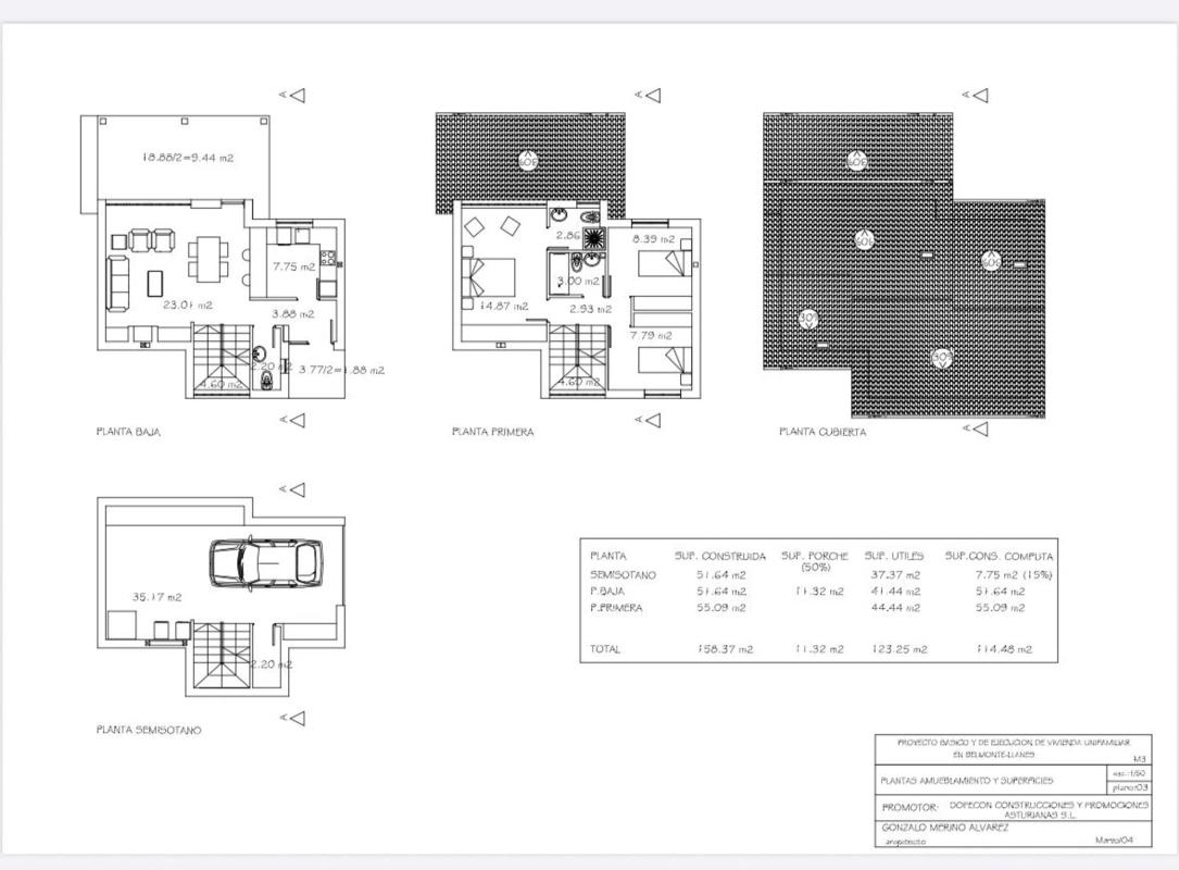 Obra nueva Belmonte Home en Llanes (Revista) plan 1