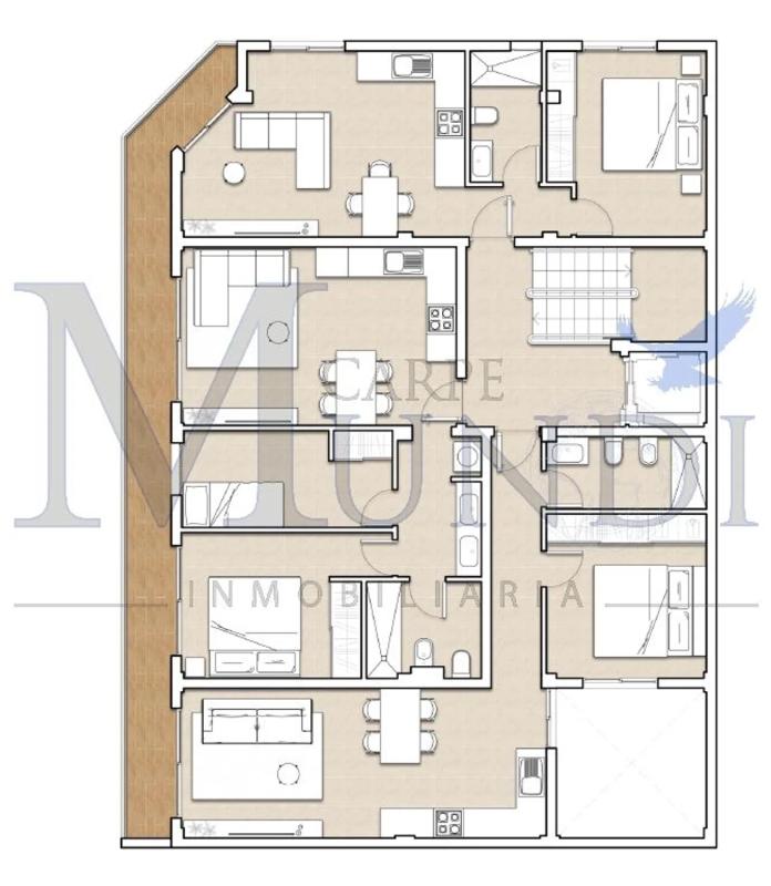 Venta de piso en Calle Eusebio Carballo Estévez, 11, La Oliva
plan 1