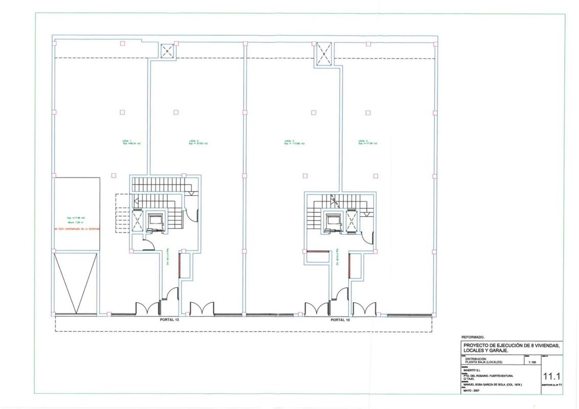 Venta de garaje en Calle Tajo , 15 , Puerto del Rosario plan 1