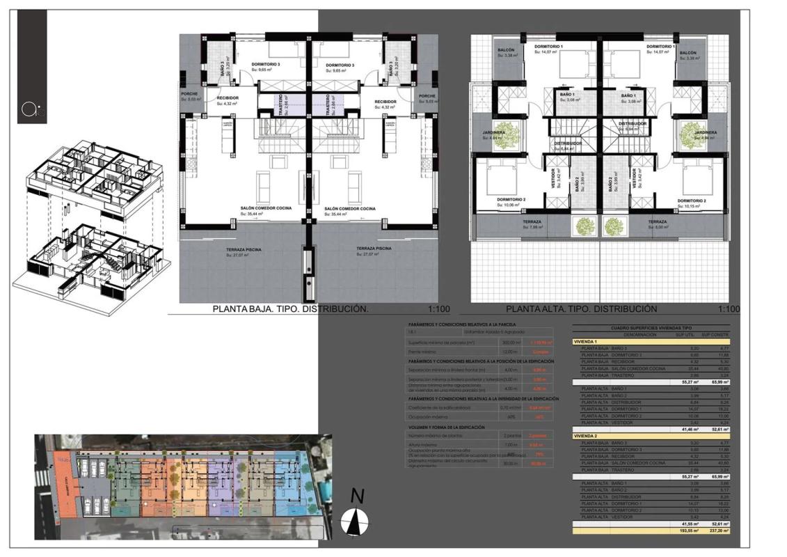 Obra nueva Residencial Karena en Tias (Revista) plan 2