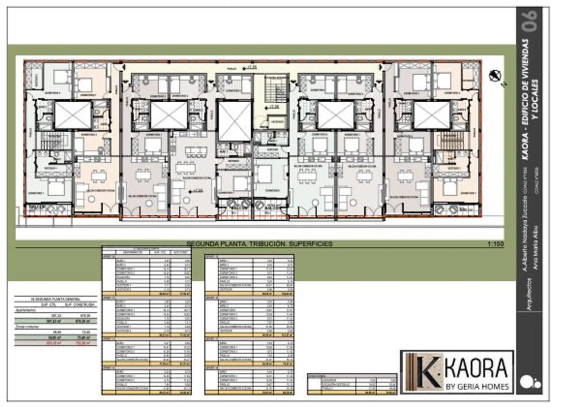 Obra nueva Edificio Kaora en Arrecife (Revista) plan 2
