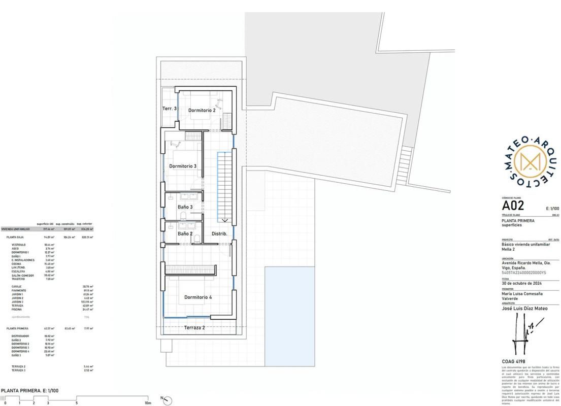 Venta de chalet independiente en Avenida Ricardo Mella, 345, Vigo
 plan 2